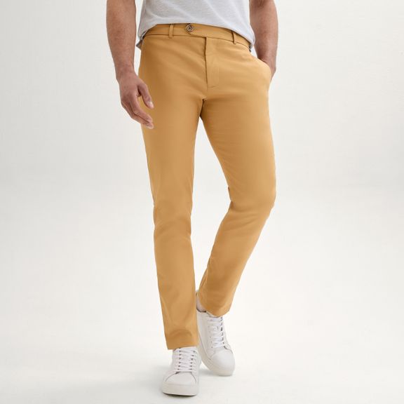 Mustard stretch chinos | Tailor Store®